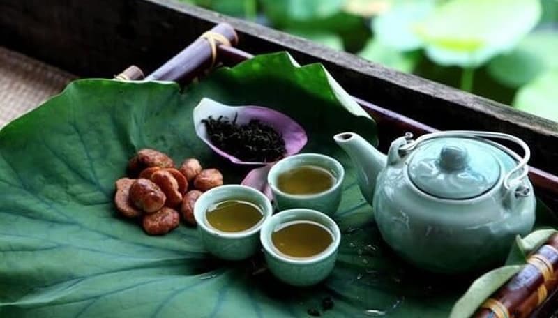 Tra-La-Sen-Cuon-Lotus-Leaf-Tea-nong-san-cao-cap-viet-farm-food-093-8828-553-3