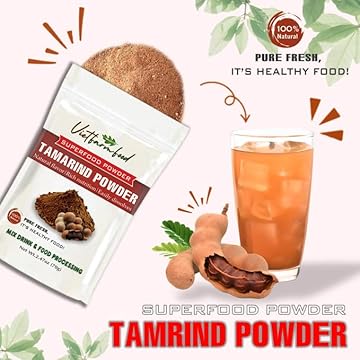 TAMARIND POWDER 2.47 oz (70g) VIETFARMFOOD: Pure freeze-dried fruit powder, made from real fruit with no added sugar - Perfect for daily nutrition to keep your body full of vitality.
