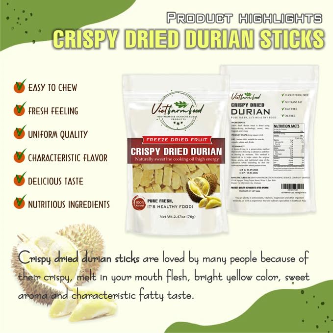 CRISPY DRIED DURIAN STICK