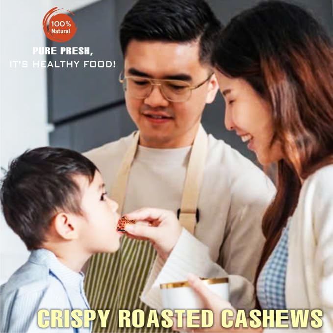ROASTED CASHEW NUTS 5.29oz (150g) VIETFARMFOOD: Naturally dry roasted. No sugar, no oil, natural sweetness, characteristic fatty taste, crispy. Suitable as a topping, delicious, nutritious snack.