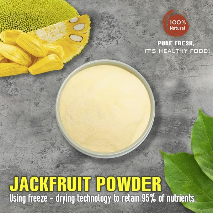 JACKFRUIT POWDER 2.47 oz (70g) VIETFARMFOOD: Pure freeze-dried fruit powder, made from real fruit with no added sugar - Perfect for daily nutrition to keep your body full of vitality.