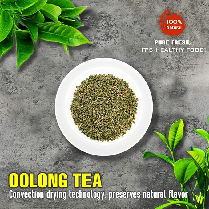 OOLONG TEA 2.47 Oz (70g) VIETFARMFOOD:Natural pure dried herbs are used for making drinks and cooking ingredients. Drinking tea is a healthy habit that makes meals delicious and relaxing