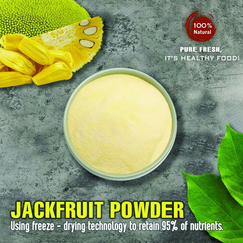JACKFRUIT POWDER 2.47 oz (70g) VIETFARMFOOD: Pure freeze-dried fruit powder, made from real fruit with no added sugar - Perfect for daily nutrition to keep your body full of vitality.