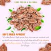SOFT DRIED APRICOT 5.29oz (150g) VIETFARMFOOD: Convection dried fruit with a little sugar, salt, natural sweetness, soft when chewed. Suitable for snack, topping, healthy desserts for all ages 5 61p6eXvYACL
