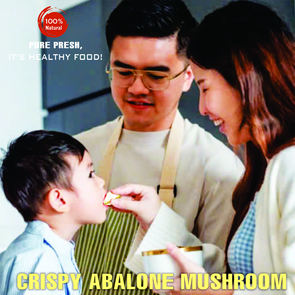 CRISPY ABALONE MUSHROOM 1.76 oz (50g) VIETFARMFOOD: Freeze-dried, No Sugar Added, Naturally Sweet, Convenient Packaging, Many Nutrients Beneficial To Health, Suitable For Snacking Or As A Gift.