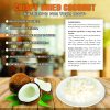 CRISPY DRIED COCONUT 2.47 oz (70g) VIETFARMFOOD: Freeze-dried, No Sugar Added, Naturally Sweet, Convenient Packaging, Many Nutrients Beneficial To Health, Suitable For Snacking Or As A Gift. 6 CRISPY DRIED COCONUT FREEZE DRIED FRUIT Viet Farm Food Agricultural Products 84 0938838553 5 1