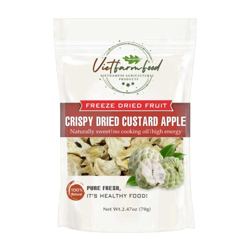 CRISPY DRIED CUSTARD APPLE FREEZE DRIED FRUIT Viet Farm Food Agricultural Products 84 0938838553 1