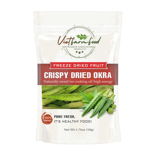CRISPY DRIED OKRA FREEZE DRIED FRUIT Viet Farm Food Agricultural Products 84 0938838553 1