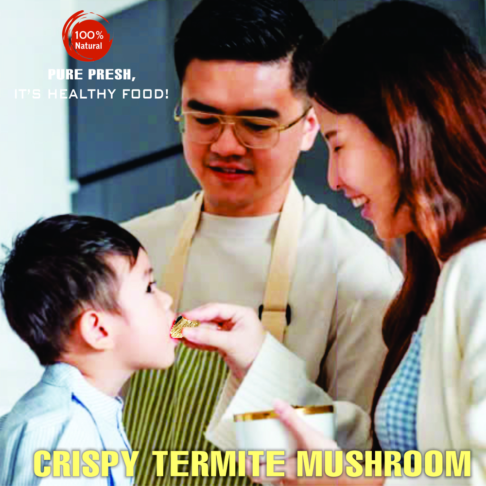 CRISPY TERMITE MUSHROOM 1.76 oz (50g) VIETFARMFOOD: Freeze-dried, No Sugar Added, Naturally Sweet, Convenient Packaging, Many Nutrients Beneficial To Health, Suitable For Snacking Or As A Gift.