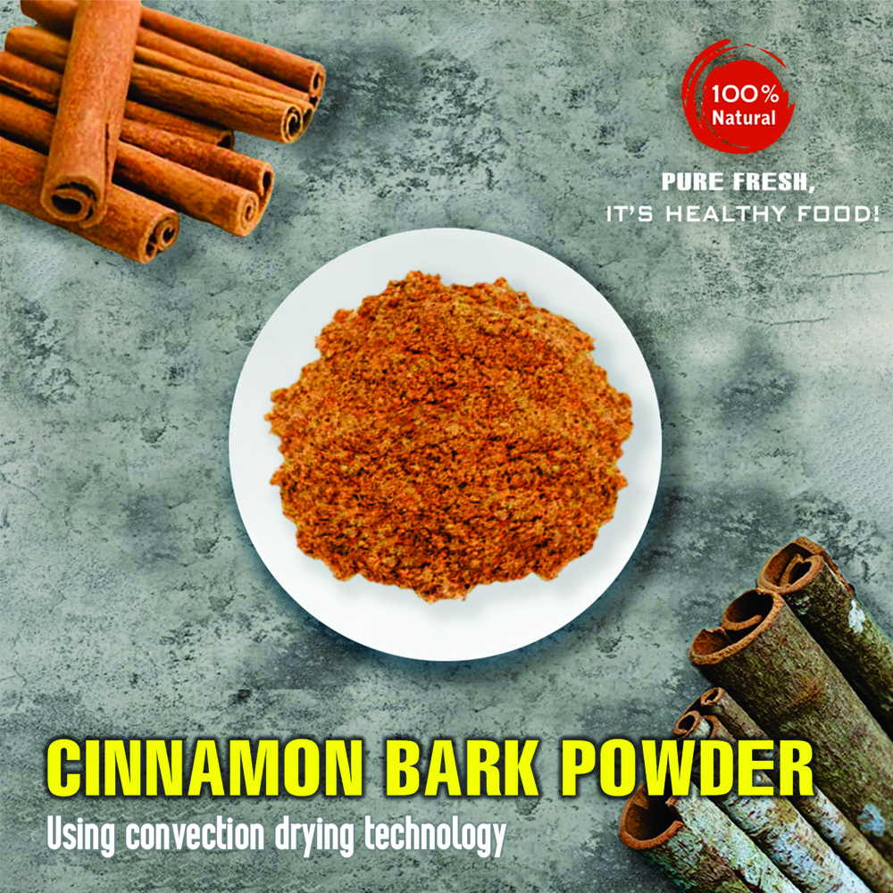 CINNAMON BARK POWDER 5.29 Oz (150g) VIETFARMFOOD: Convection dried spices extract pure natural flavor. Convenient packaging, long-term preservation. Used for cooking, baking, salad, soup, sauce.