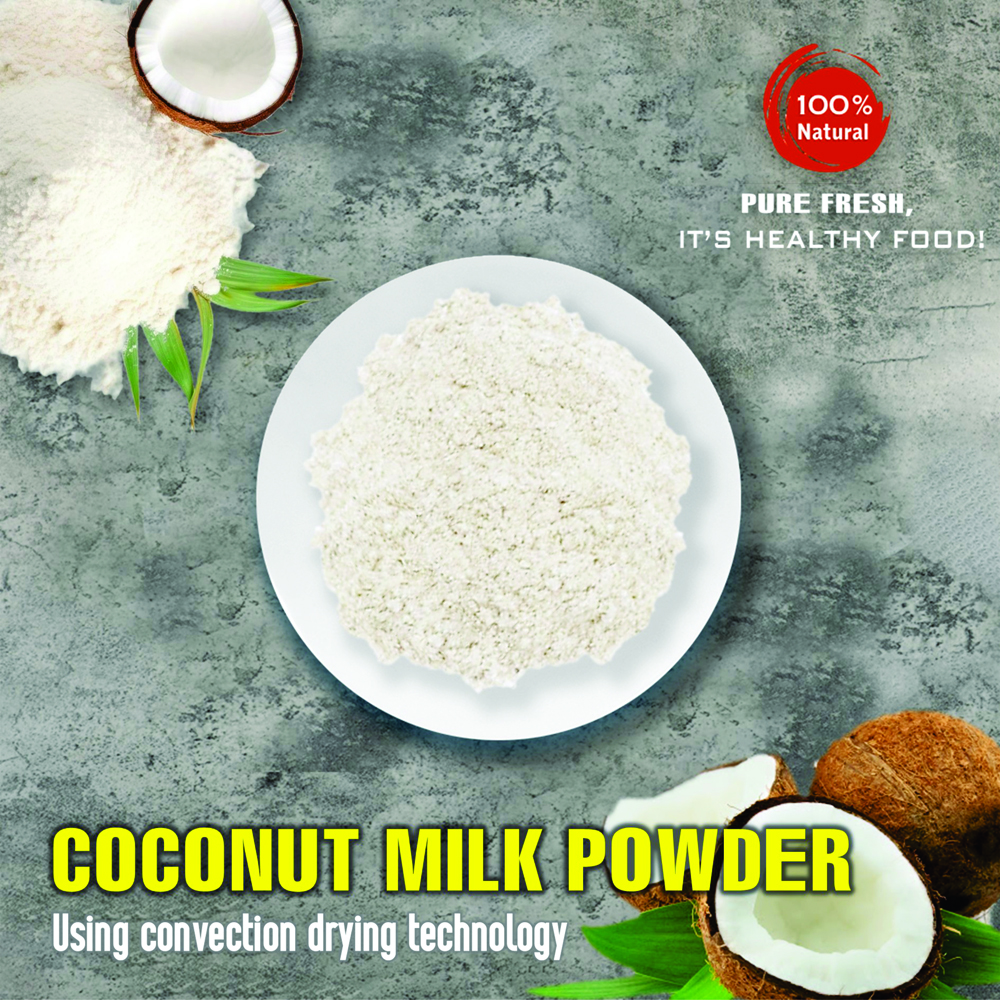 COCONUT MILK POWDER 5.29 Oz (150g) VIETFARMFOOD: Convection dried spices extract pure natural flavor. Convenient packaging, long-term preservation. Used for cooking, baking, salad, soup, sauce.