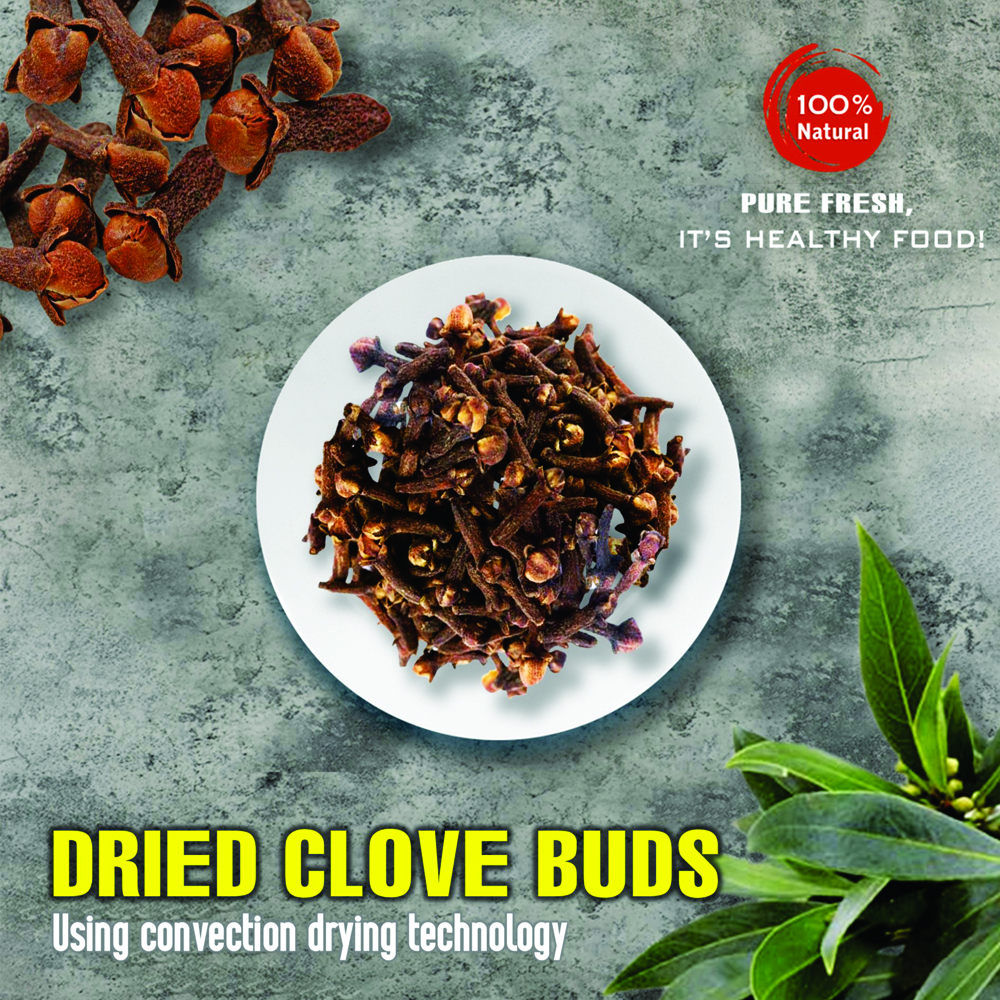 DRIED CLOVE BUDS 5.29 Oz (150g) VIETFARMFOOD: Convection dried spices extract pure natural flavor. Convenient packaging, long-term preservation. Used for cooking, baking, salad, soup, sauce.