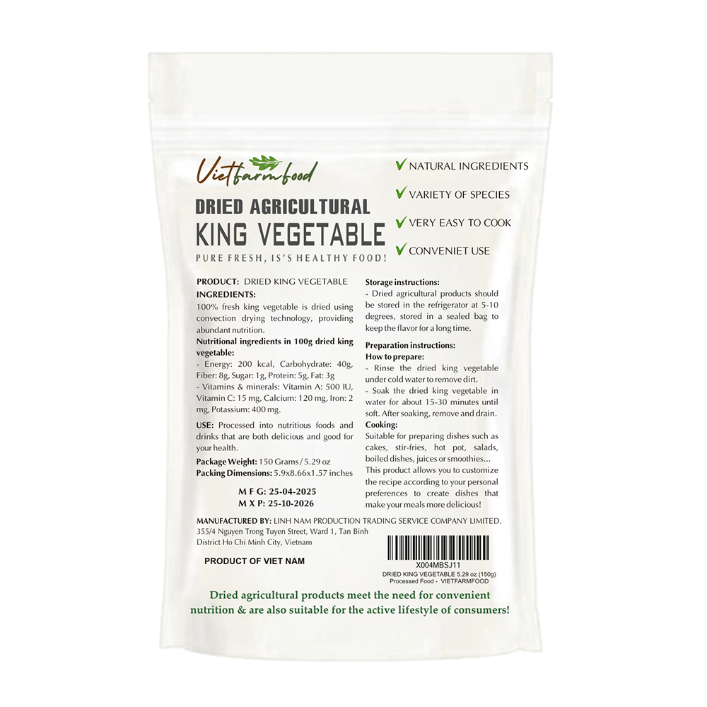 DRIED KING VEGETABLE