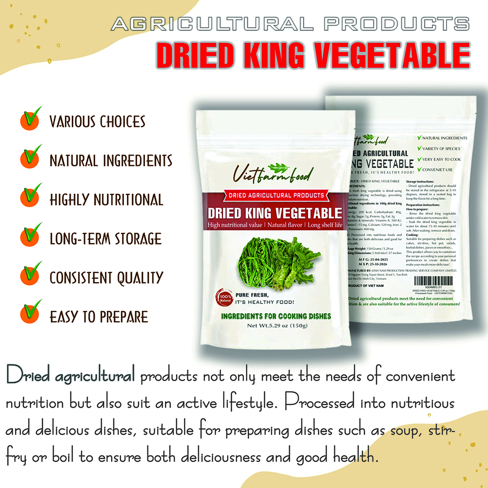 DRIED KING VEGETABLE