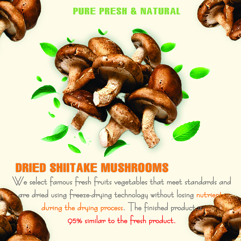 DRIED SHIITAKE MUSHROOMS 5.29 Oz (150g) VIETFARMFOOD: Dried agricultural products with pure natural flavor. Used as cooking ingredients to prepare delicious, nutritious dishes,suitable for vegetarians