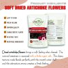 SOFT DRIED ARTICHOKE FLOWERS 5.29 Oz (150g) VIETFARMFOOD: Convection dried fruit with a little sugar, salt, natural sweetness, soft when chewed. Suitable for snacking, healthy desserts for all ages 4 SOFT DRIED ARTICHOKE FLOWERS CONVECTION DRIED FRUIT Viet Farm Food Agricultural Products 84 0938838553 3
