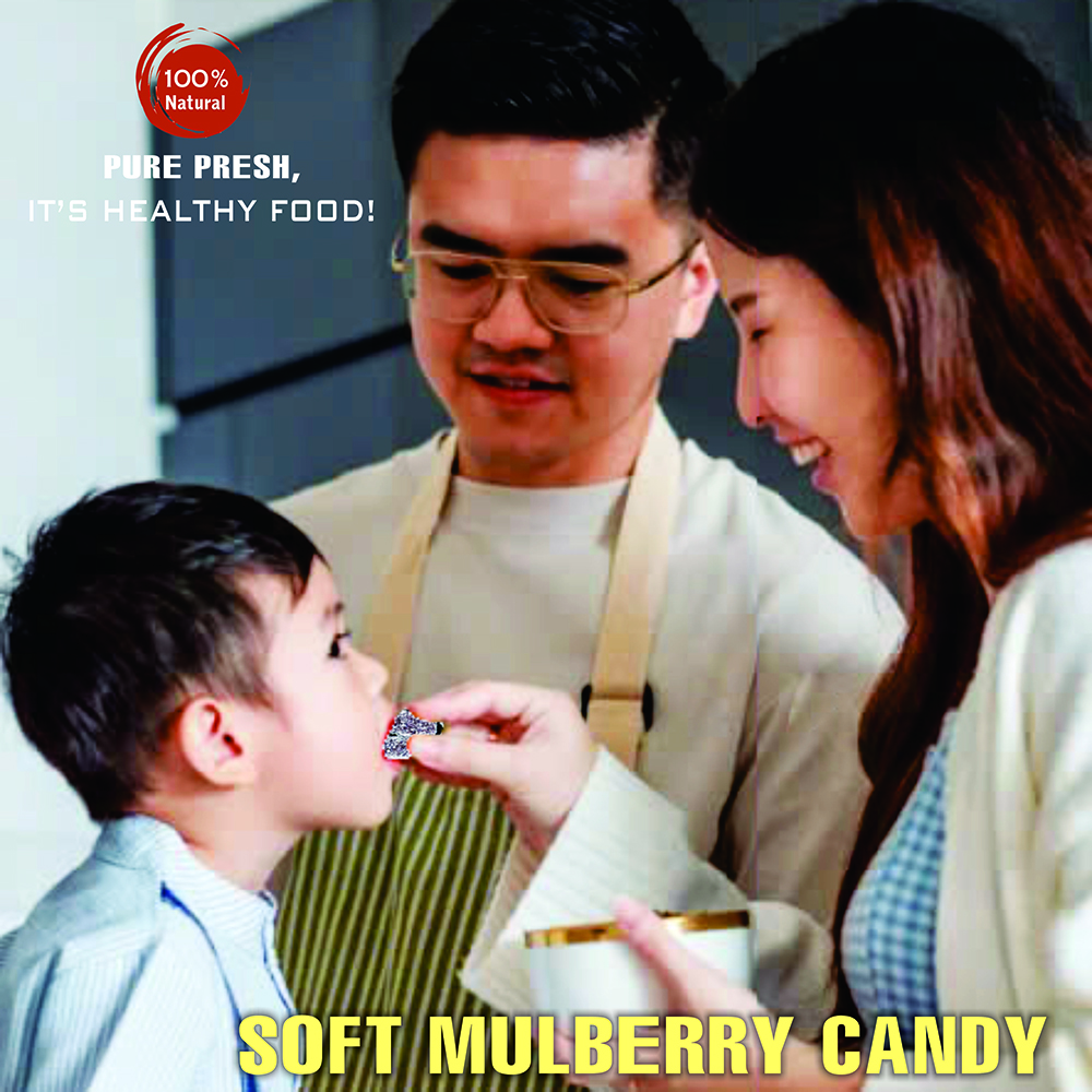 SOFT STRAWBERRIES CANDY 5.29oz (150g) VIETFARMFOOD: Convection dried fruit with a little sugar, salt, natural sweetness, soft when chewed. Suitable for snack, healthy dessert for all ages