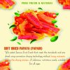 SOFT DRIED PAPAYA 5.29oz (150g) VIETFARMFOOD: Convection dried fruit with a little sugar, salt, natural sweetness, soft when chewed. Suitable for snack, topping, healthy desserts for all ages 5 SOFT DRIED PAPAYA CONVECTION DRIED FRUIT Viet Farm Food Agricultural Products 84 0938838553 4
