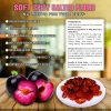 SOFT SPICY SALTED PLUMS 5.29oz (150g) VIETFARMFOOD: Convection dried fruit with a little sugar, salt, chili natural sweet, soft when chewed. Suitable for snack, topping, healthy dessert for all age 6 SOFT DRIED SPICY SALTED CHILLI PLUMS CONVECTION DRIED FRUIT Viet Farm Food Agricultural Products 84 0938838553 5