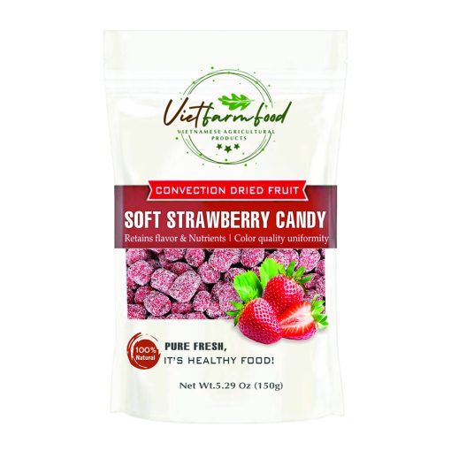 SOFT MULBERRY CANDY 5.29oz (150g) VIETFARMFOOD: Convection dried fruit with a little sugar, salt, natural sweetness, soft when chewed. Suitable for snack, healthy dessert for all ages 1 SOFT DRIED STRAWBERRY CANDY CONVECTION DRIED FRUIT Viet Farm Food Agricultural Products 84 0938838553 1