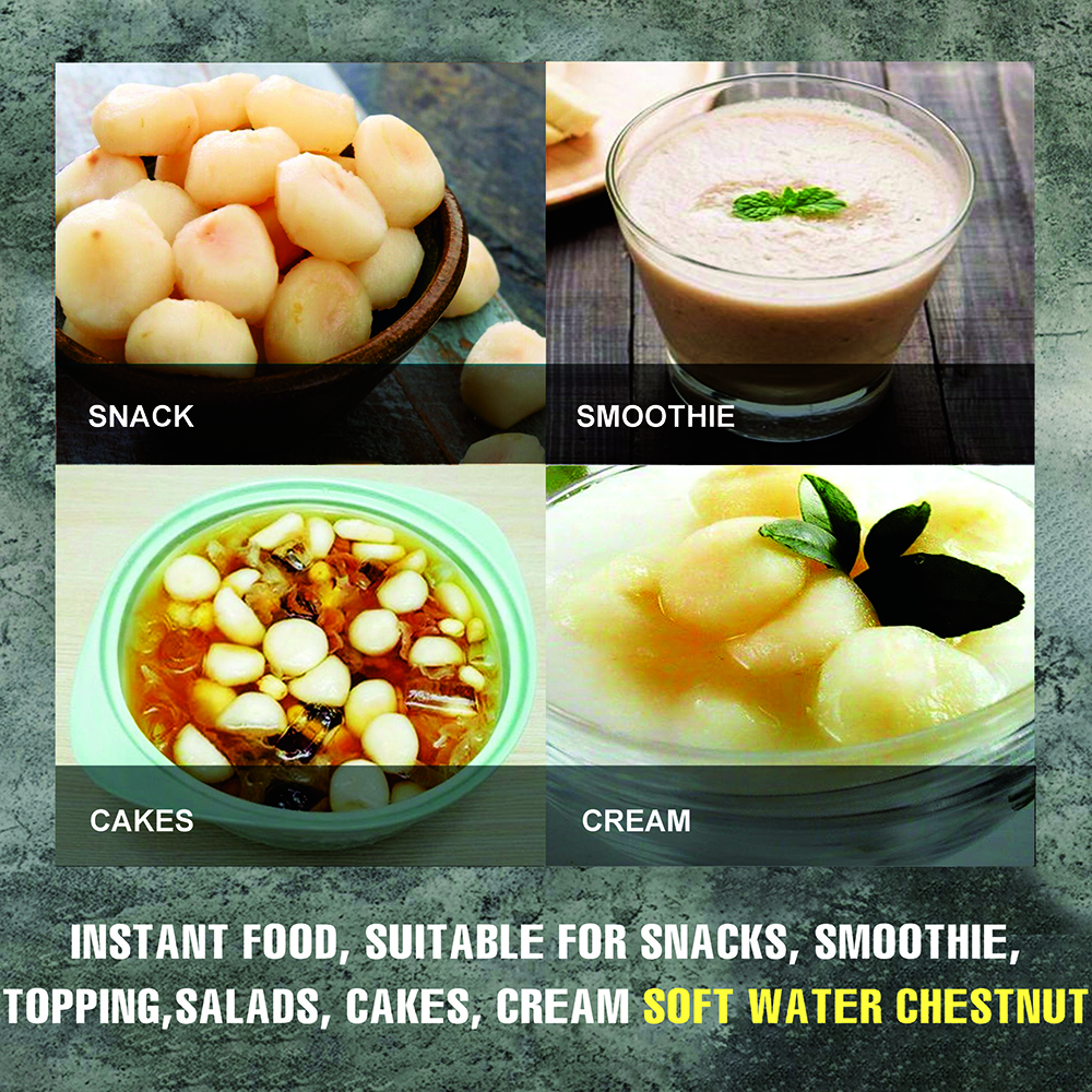 SOFT DRIED WATER CHESTNUT 5.29oz (150g) VIETFARMFOOD: Convection dried fruit with a little sugar, salt, natural sweetness, soft when chewed. Suitable for snack, healthy dessert for all ages