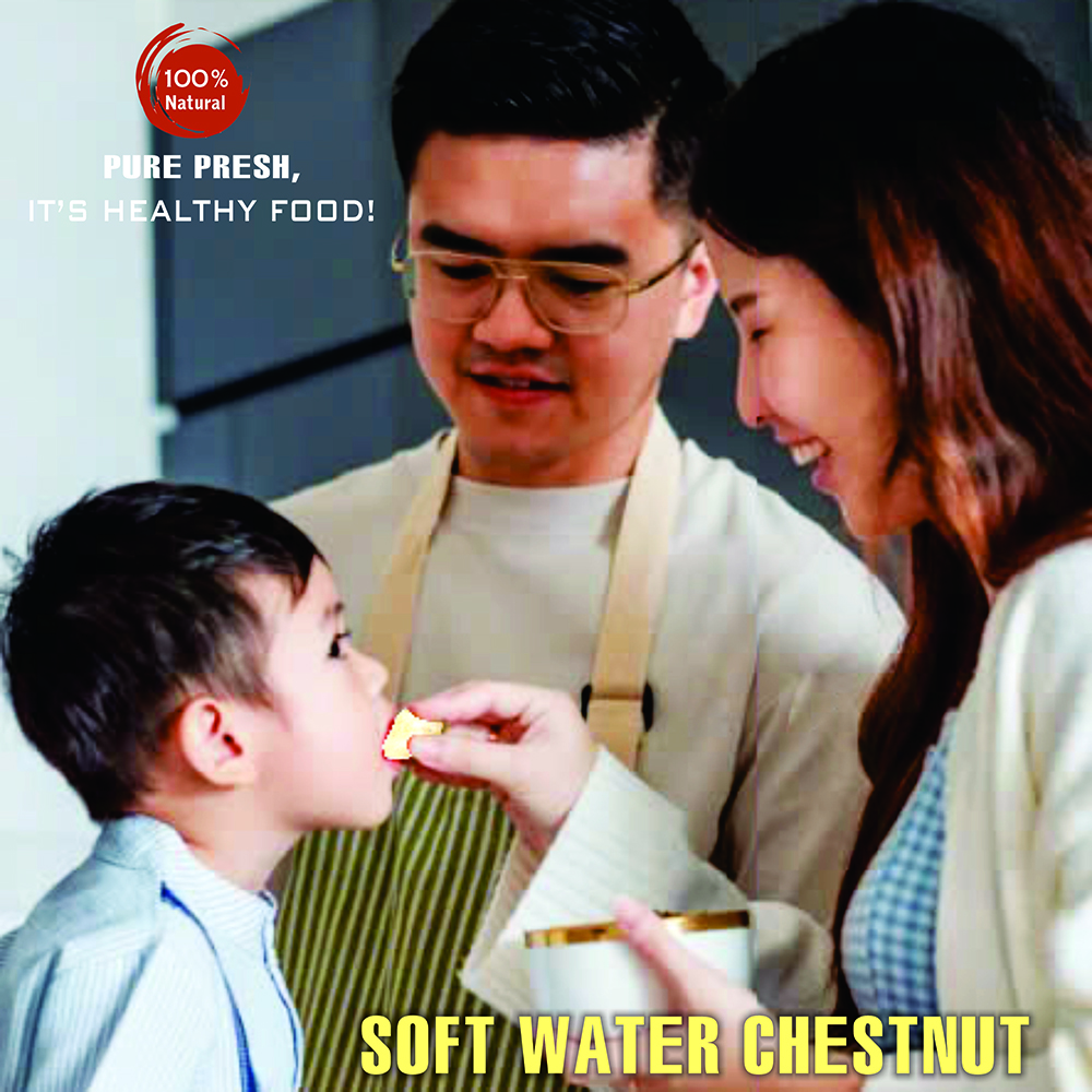 SOFT DRIED WATER CHESTNUT 5.29oz (150g) VIETFARMFOOD: Convection dried fruit with a little sugar, salt, natural sweetness, soft when chewed. Suitable for snack, healthy dessert for all ages