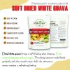 SOFT DRIED GUAVA 5.29oz (150g) VIETFARMFOOD: Convection dried fruit with a little sugar, salt, natural sweetness, soft when chewed. Suitable for snack, healthy dessert for all ages 4 SOFT DRIED WHITE GUAVA CONVECTION DRIED FRUIT Viet Farm Food Agricultural Products 84 0938838553 3