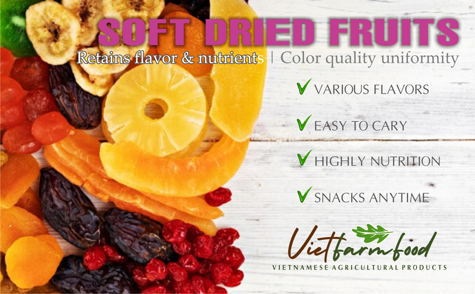 PREMIUM WIND DRIED PERSIMMON 5.29oz (150g) VIETFARMFOOD: Convection dried fruit with a little sugar, salt, natural sweetness, soft when chewed. Suitable for snack, healthy dessert for all ages 14 VIETFARMFOOD AGRICULTURAL PRODUCTS PURE FRESH H EALTHY FOOD SOFT DRIED FRUITS 3 2 2 970px x