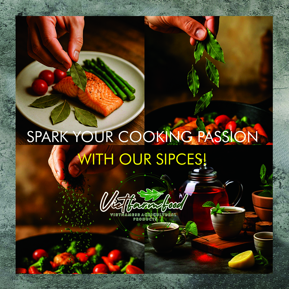 DRIED LAKSA LEAF 1.76 Oz (50g) VIETFARMFOOD: Natural pure, convection dried seasoning made from real vegetable perfect for adding flavor to any meal, from cooking, baking, salad, soup, sauce