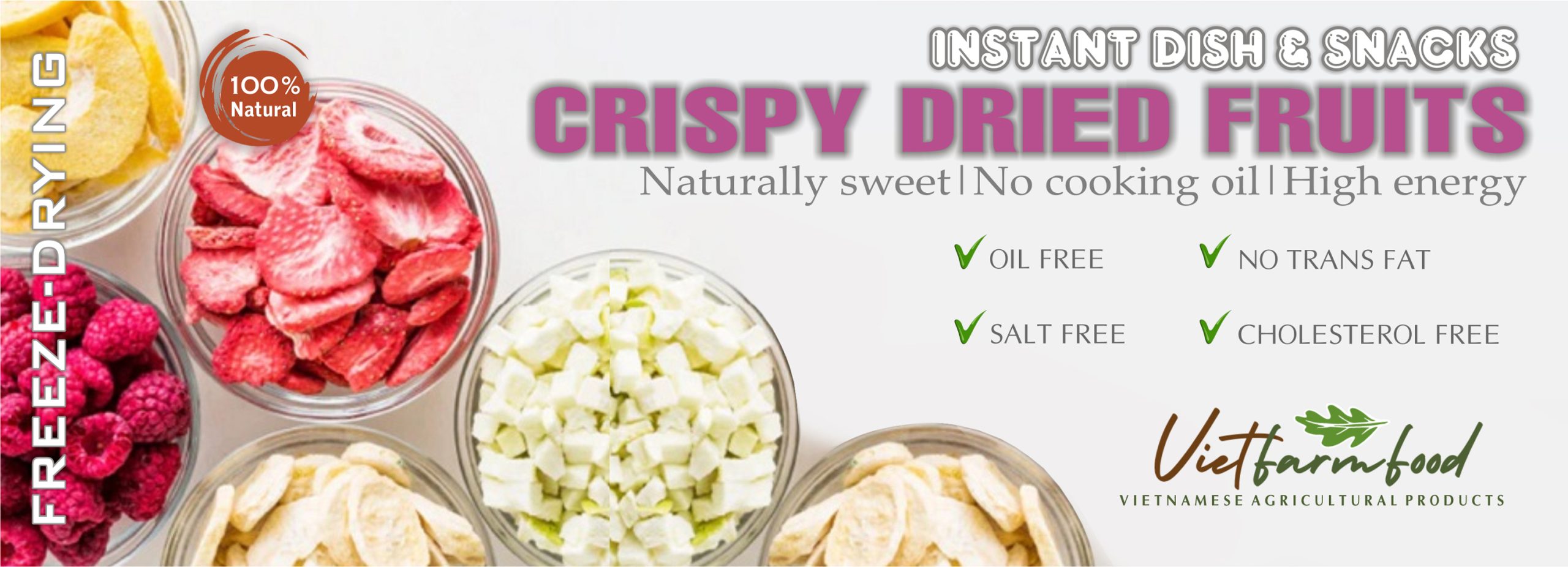 CRISPY ABALONE MUSHROOM 1.76 oz (50g) VIETFARMFOOD: Freeze-dried, No Sugar Added, Naturally Sweet, Convenient Packaging, Many Nutrients Beneficial To Health, Suitable For Snacking Or As A Gift.