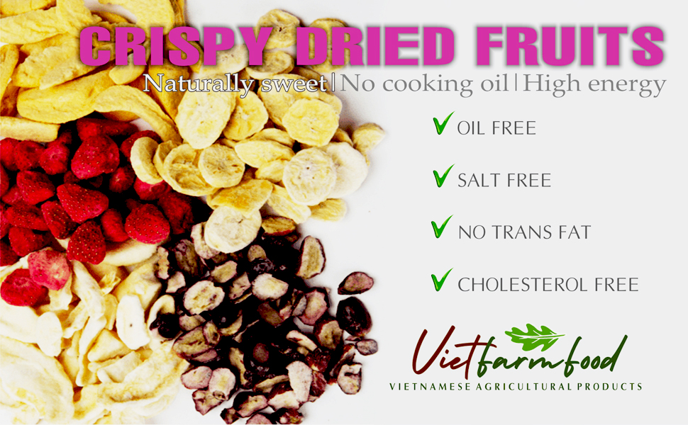 VIETFARMFOOD AGRICULTURAL PRODUCTS PURE FRESH H EALTHY FOOD CRISPY DRIED FRUITS 3 2 2 970px x