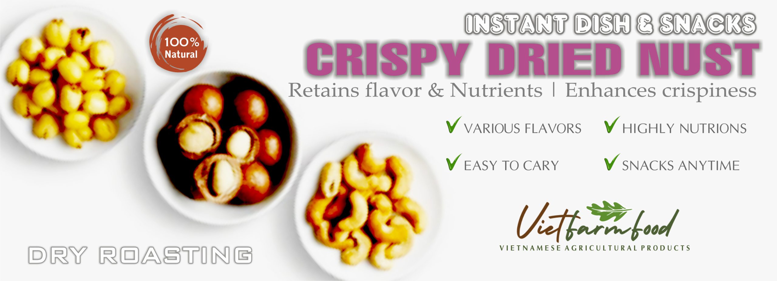 CRISPY GREEN PEAS 5.29oz (150g) VIETFARMFOOD: Lightly fried in oil. No sugar, natural sweetness, characteristic fatty taste, crispy. Suitable as a topping, or as a delicious, nutritious snack.