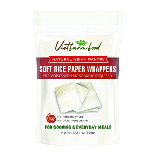 NATURAL ASIAN PANTRY SOFT RICE PAPER WRAPPERS Viet Farm Food natural ingredients processed into dishes 84 0938838553 1