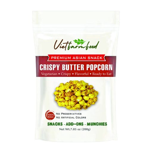 PREMIUM ASIAN SNACK CRISPY BUTTER POPCORN Viet Farm Food Agricultural Products 84 0938838553 1