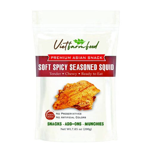 PREMIUM ASIAN SNACK SOFT SPICY SEASONED SQUID Viet Farm Food Agricultural Products 84 0938838553 1